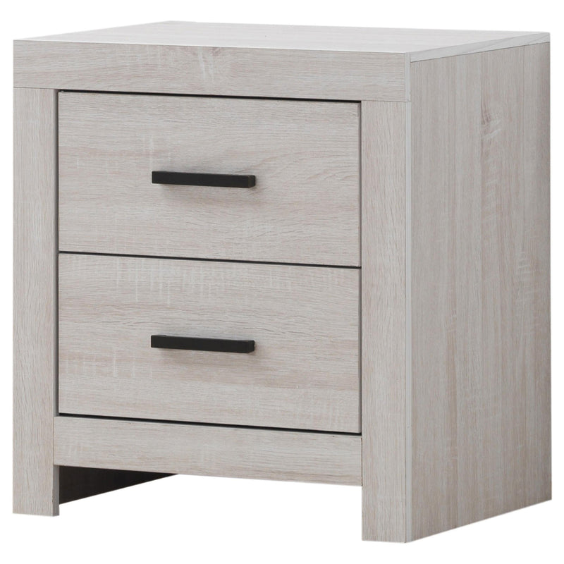 Brantford 2-drawer Nightstand Coastal White - 207052