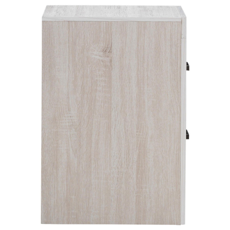 Brantford 2-drawer Nightstand Coastal White - 207052