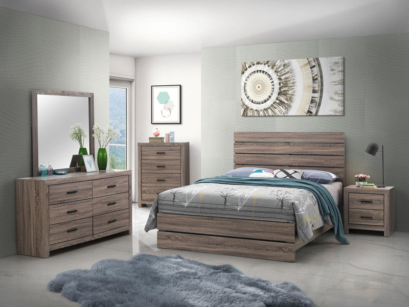 Brantford 4-drawer Bedroom Chest Barrel Oak - 207045