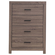 Brantford 4-drawer Bedroom Chest Barrel Oak - 207045