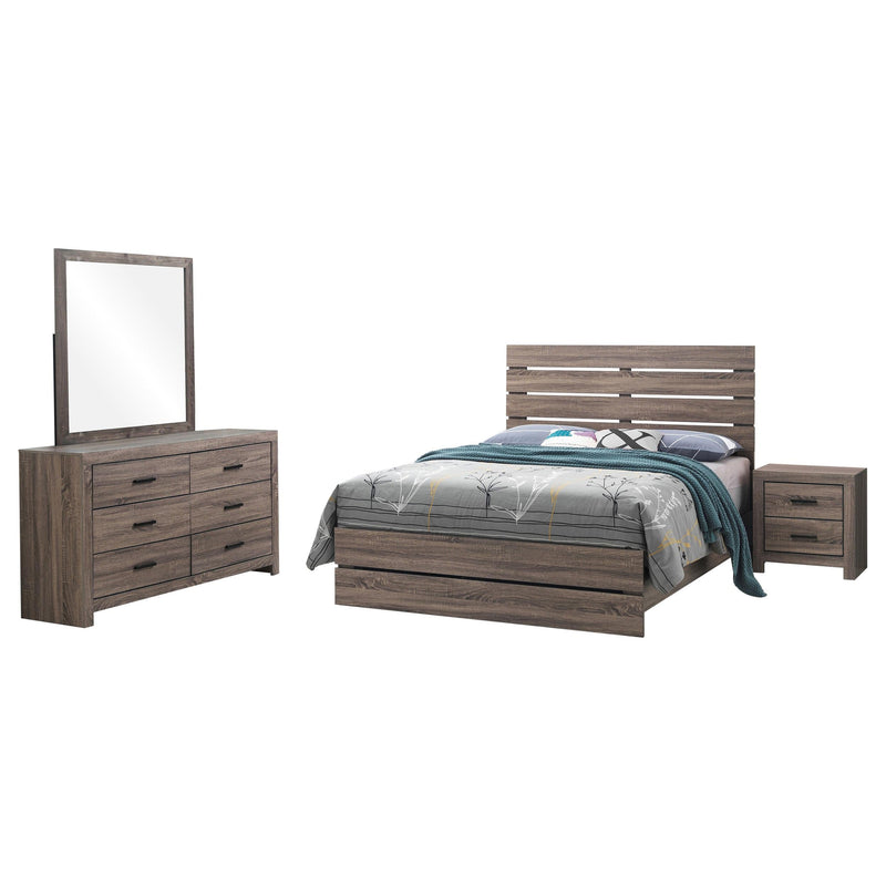 Brantford 4-piece Queen Bedroom Set Barrel Oak - 207041Q-S4