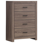 Brantford 5-piece Eastern King Bedroom Set Barrel Oak - 207040KE-S5