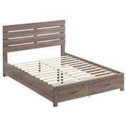 Brantford 5-piece Eastern King Bedroom Set Barrel Oak - 207040KE-S5