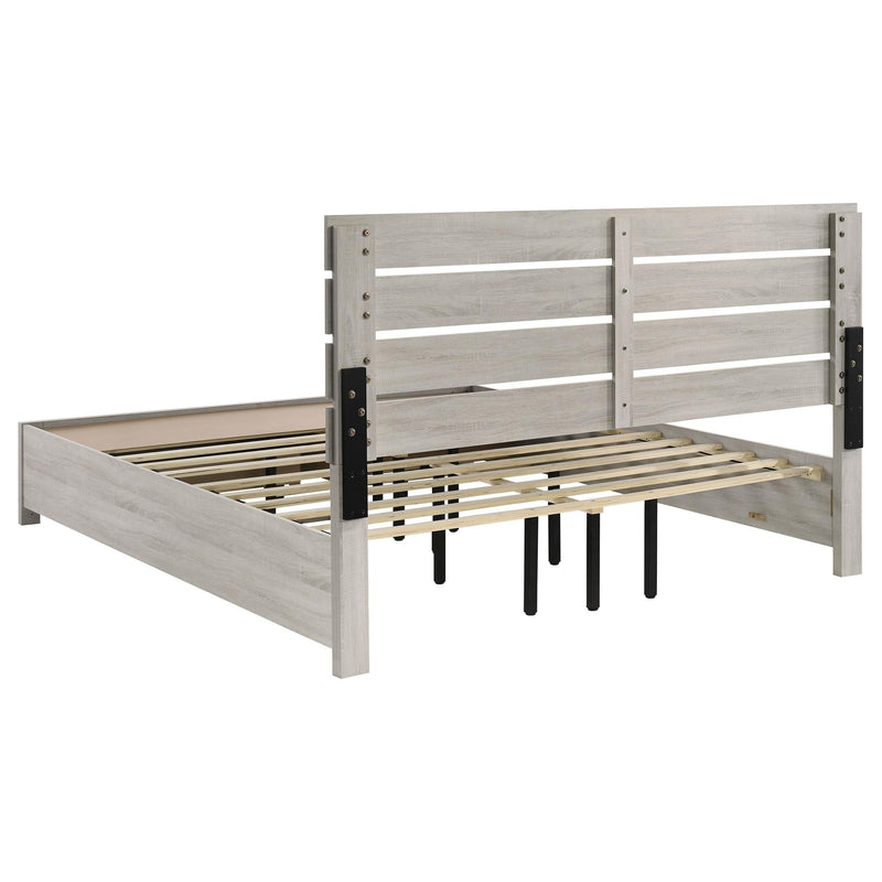 Brantford 5-piece Eastern King Bedroom Set Coastal White - 207050KE-S5