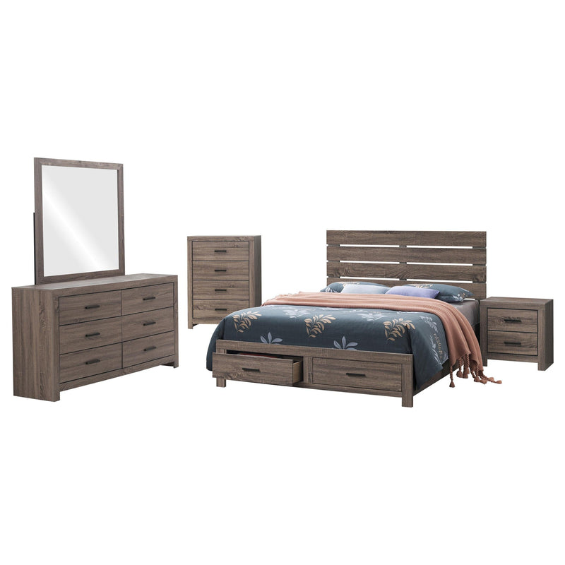 Brantford 5-piece Queen Bedroom Set Barrel Oak - 207040Q-S5
