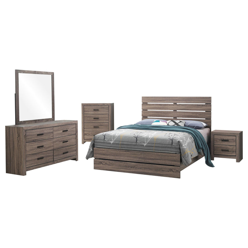 Brantford 5-piece Queen Bedroom Set Barrel Oak - 207041Q-S5