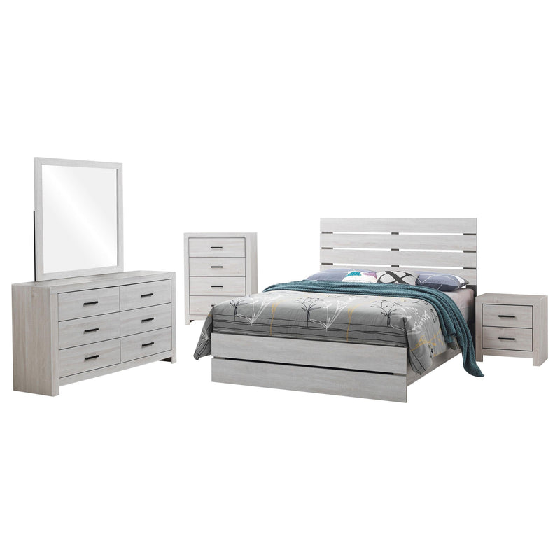 Brantford 5-piece Queen Bedroom Set Coastal White - 207051Q-S5