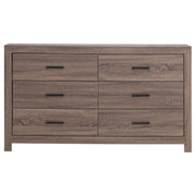 Brantford 6-drawer Dresser Barrel Oak - 207043