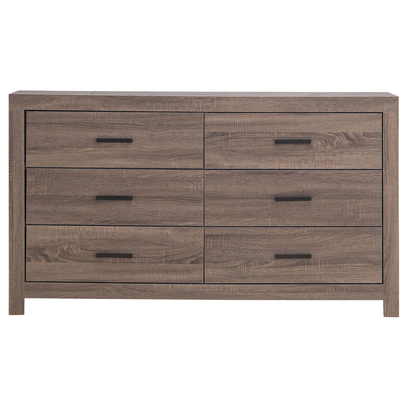 Brantford 6-drawer Dresser Barrel Oak - 207043