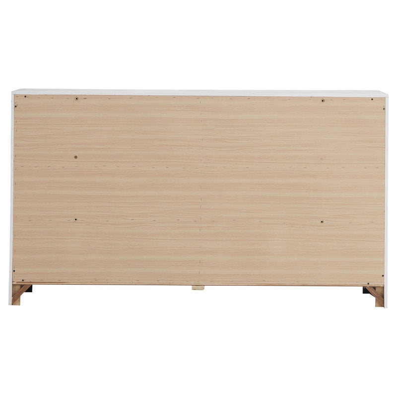 Brantford 6-drawer Dresser Coastal White - 207053