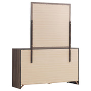Brantford 6-drawer Dresser with Mirror Barrel Oak - 207043M