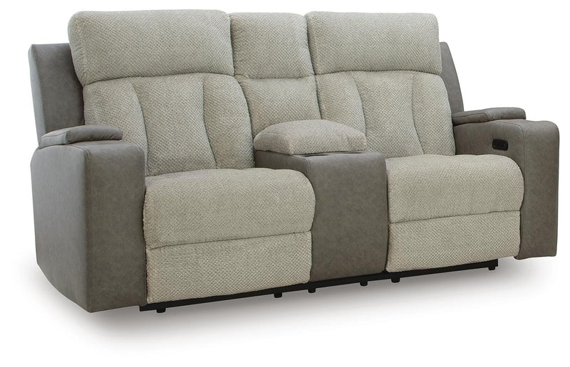 Branthorpe Sisal Power Reclining Loveseat with Console - PC6320418