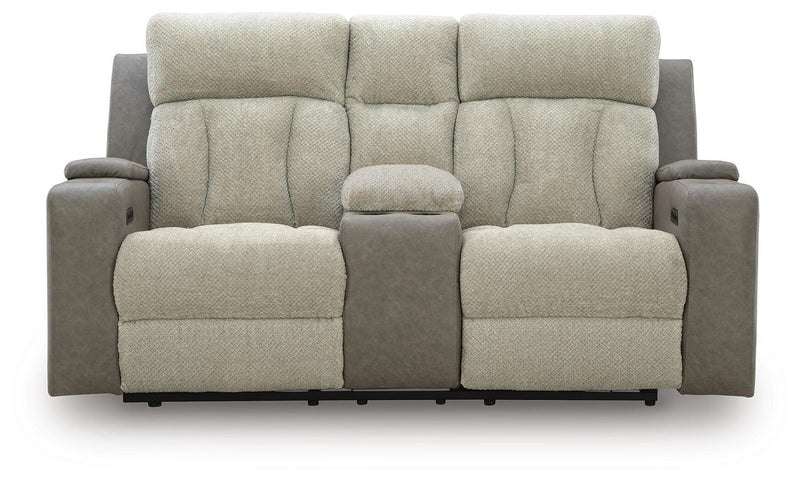 Branthorpe Sisal Power Reclining Loveseat with Console - PC6320418