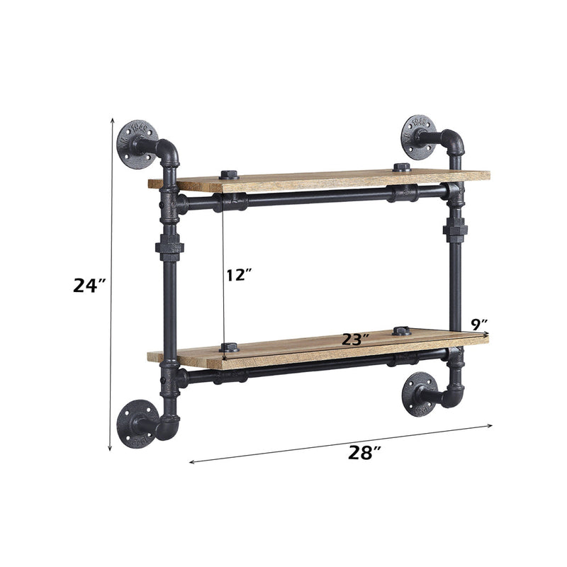 Brantley Wall Rack W/2 Shelves - AC00735