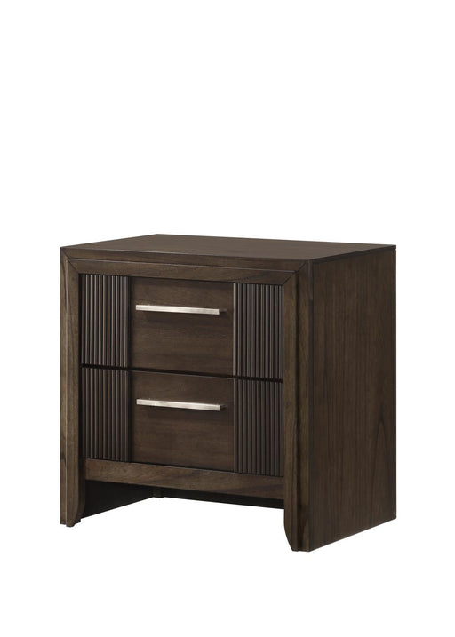 Branx - 2 Drawers Brown Nightstand - B310-N