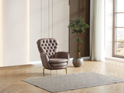 Bravo Chair Brown in Brown - 101-BRA-ZENV-B
