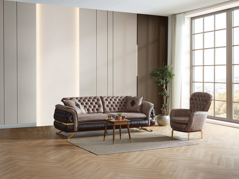 Bravo Chair Brown in Brown - 101-BRA-ZENV-B