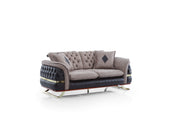 Bravo Convertible Loveseat Brown in Brown - 101-BRA-ZENV-2