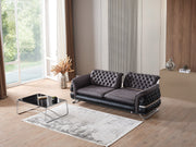 Bravo Convertible Sofa Black in Black - 101-BRA-ZENA-3