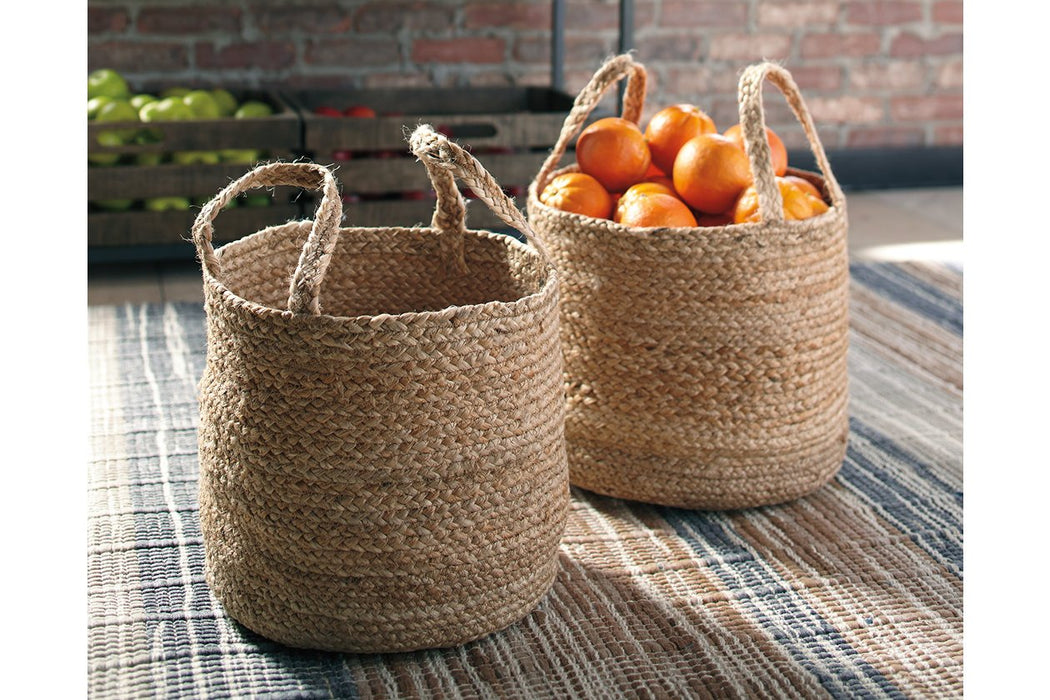 Brayton Natural Basket (Set of 2) - A2000094 - Gate Furniture