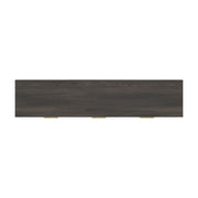 Brazen Valley Dark Brown 71" TV Stand with Electric Fireplace - W2648W2