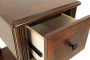 Breegin Brown Chairside End Table - Lara FurnitureEnd Table Chair Side