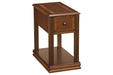 Breegin Brown Chairside End Table - Gate FurnitureEnd Table Chair Side