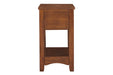 Breegin Brown Chairside End Table - Gate FurnitureEnd Table Chair Side
