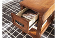 Breegin Brown Chairside End Table - Gate FurnitureEnd Table Chair Side