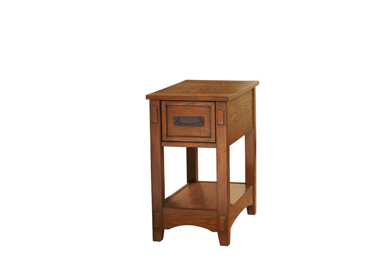 Breegin Brown Chairside End Table - Lara FurnitureEnd Table Chair Side