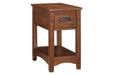 Breegin Brown Chairside End Table - Gate FurnitureEnd Table Chair Side