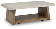 Brendalhouse Light Brown Coffee Table - T642-1