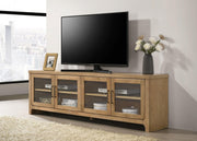 Brenham 79-inch 4-door TV Stand Media Console Washed Oak - 720130