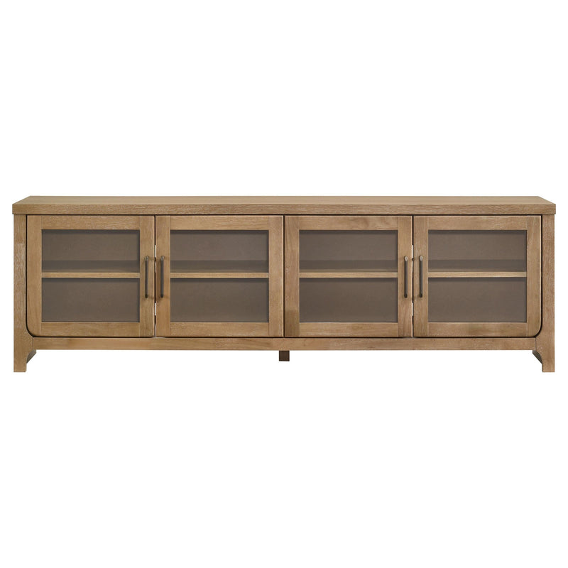 Brenham 79-inch 4-door TV Stand Media Console Washed Oak - 720130