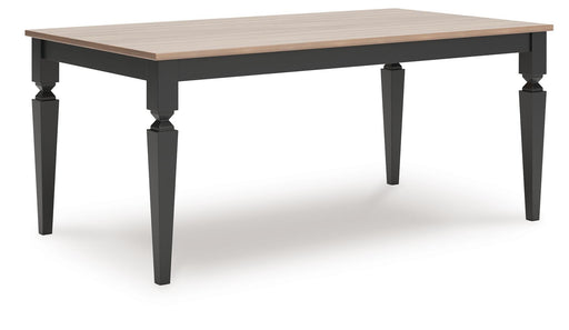 Brenkerton Grayish Brown/Black Dining Table - PCD591-25