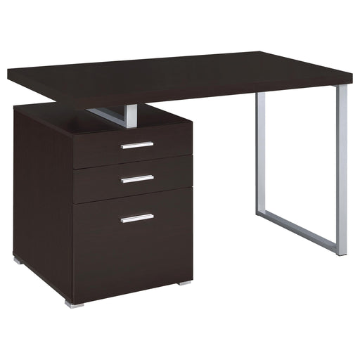 Brennan 47-inch 3-drawer Office Computer Desk Cappuccino - 800519