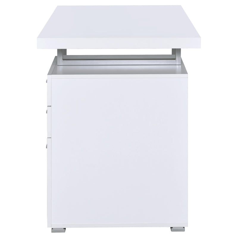 Brennan 47-inch 3-drawer Office Computer Desk White - 800325