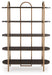 Brentmour Brown/Gold Finish Bookcase - A4000589