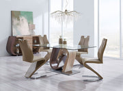 Brevard Dining Room Set (Oak and Walnut) - Lara FurnitureDining Room Set