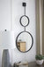 Brewer Black Accent Mirror - Gate FurnitureOther Products