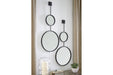 Brewer Black Accent Mirror - Gate FurnitureOther Products