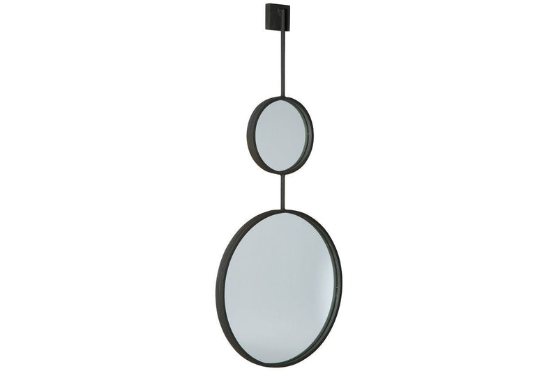 Brewer Black Accent Mirror - Lara FurnitureOther Products