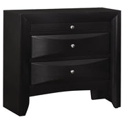Briana 2-drawer Nightstand Black - 200702