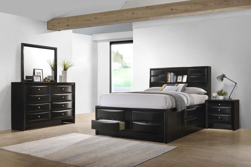 Briana 4-piece California King Bedroom Set Black - 202701KW-S4