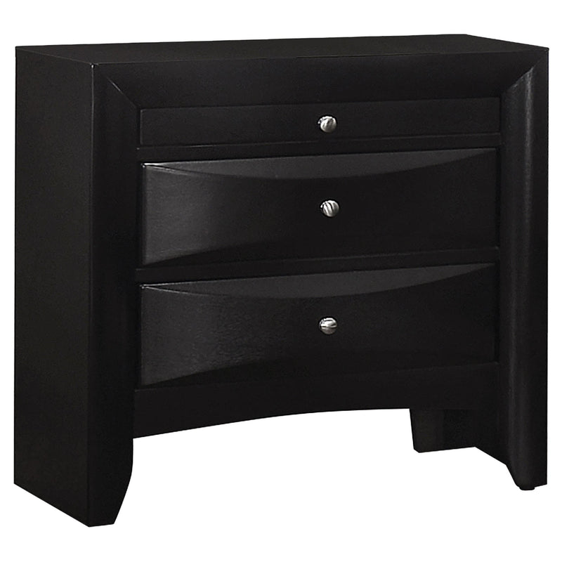 Briana 4-piece California King Bedroom Set Black - 202701KW-S4