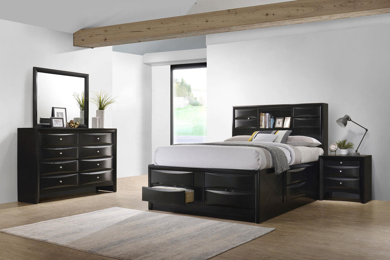 Briana 4-piece Queen Bedroom Set Black - 202701Q-S4