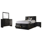 Briana 4-piece Queen Bedroom Set Black - 202701Q-S4