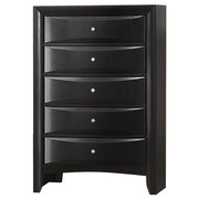 Briana 5-drawer Bedroom Chest Black - 200705