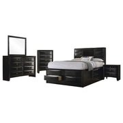 Briana 5-piece California King Bedroom Set Black - 202701KW-S5