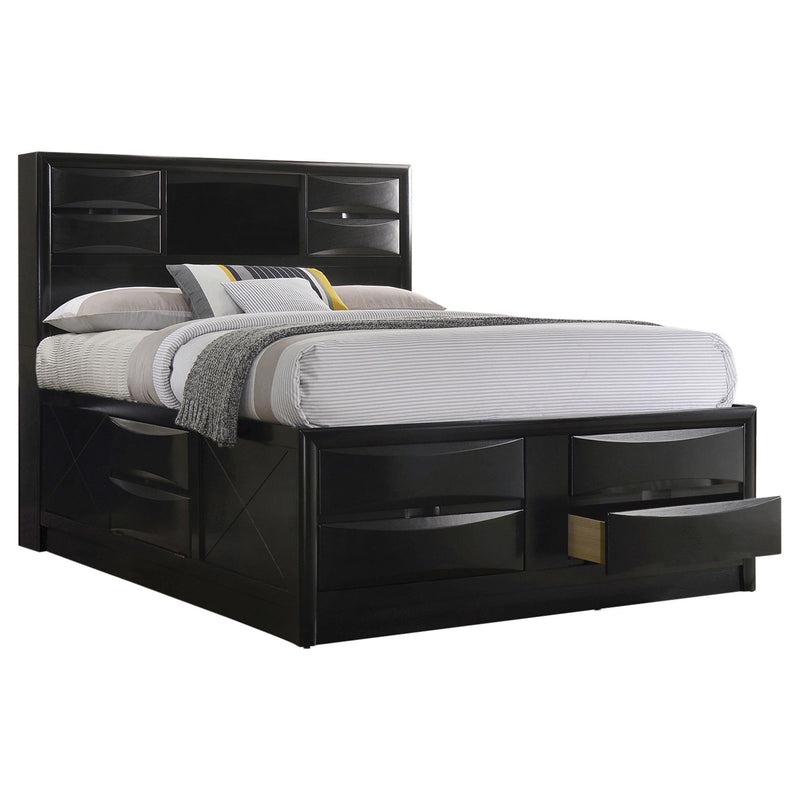 Briana 5-piece California King Bedroom Set Black - 202701KW-S5